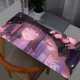 Kawaii Mouse Pad Anime Cute Girl Gabinete Gamer Computer Desk Mat Keyboard Gaming Accessories Naruto Hyuuga Hinata Mousepad