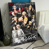 T-Tokyo Revengers Anime Poster HD PVC Wall Art - Waterproof Self Adhesive Mildew Resistant For Home Office Bar