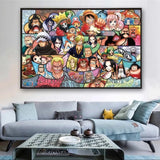 Classic Anime One Piece HD Canvas Painting Monkey D. Luffy Poster Print Watercolor Wall Art Picture Modern Home Decor Kids Gifts