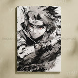 Hot Blooded Anime Naruto Home Decorative Canvas HD Prints Paintings Ink Style Pictures Uchiha Itachi Wall Art Frameless Poster