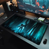 Gamer Gaming Accessories Large Mouse Pad M-Metroids Laptop Office Table Pads Keyboard Rubber Desk Mat 900x400 Pc Anime Mousepad
