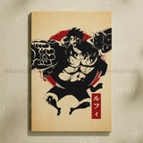 Anime One Piece Home Decoration Canvas Painting Pictures Monkey D. Luffy Figures Wall Art Prints Poster For Living Room No Frame