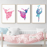 Canvas Wall Art Modern Nordic Parisian Dancer Painting