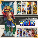 Japanese Hot Classic Anime One Piece Luffy Hanging Scrolls Painting Interior Home Decor Wall Art Poster Canvas Print HD Picture