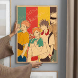 Japanese Anime J-Jujutsu K-Kaisen Poster Sticky Wall Art Printing Waterproof Home Living Bed Room Bar Aesthetic Decor