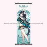 Genshin Impact Game Character Home Decor HD Print Paintings Anime Picture Wall Art Canvas Interior Posters Bedside Background