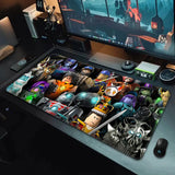 Mousepad HD Printing Computer Gamers Locking Edge Non-slip Mouse Pad XXL90x40cm Keyboard PC R-ROBLOXES Desk Pad