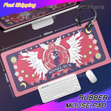 Xxl Sakura Card Anime Mousepad Large Gaming Keyboard Mouse Pad Clow Card Mousemat  Computer Office Tablemat Extended Desk Mat