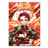 Anime Demon Slayer Poster for Wall Art Wallpaper Kimetsu No Yaiba Picture Print Canvas Painting Home Kawaii Room Decor Aesthetic