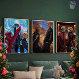 Anime T-Tokyo Revengers Poster HD PVC Waterproof Wall Art - Self Adhesive Reusable For Home Office Bar