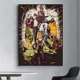 Hot Anime Death Note Canvas Prints Poster Figure Ryuk Yagami Raito L Misa Amane Wall Art Home Decoration Art Poster Fans Gifts