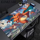 Japan Anime Mouse Pad PC Colorful Gamer Cabinet Mousepad P-pokemon Lugia Keyboard Rug Laptop Gaming Rubber Mat Desk Accessories