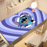 Kawaii Stitch Anime Mouse Pad Large PC Cartoon Gaming Accessories Protector Office Laptop Non Slip Gamer Cabinet Desk Mat Carpet