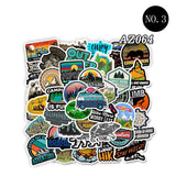 Color anime cartoon stickers cute suitcase decoration waterproof