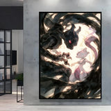 Classic Anime Pokemon Umbreon Flareon Canvas Painting Anime Wall Art Prints HD Poster Picture Print Home Living Room Decor