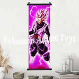 Dragon Ball Anime Poster Son Goku Home Decor Kakarotto Hanging Painting Trunks Wall Art Bardock Scroll Picture Zarbon Wallpaper
