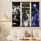 Hot Blooded Anime Jujutsu Kaisen Print Canvas Poster Satoru Gojo Home Decoration Mural Wall Art Scrolls Picture Hanging Painting