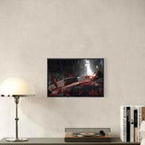 Japanese Manga Multi-Size Canvas Poster Double Framed Wall Art, Chainsaw Man Home Decor for Living Room Bedroom