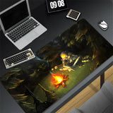 Mouse Pad Black And White Anime Keyboard Pad Laptop Outer Wilds Solar System Desk Mat PC Gaming Accessories Mousepad XXL Carpet