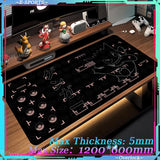 Mouse Pad Large Desk Mat P_Pokemones Anime Playmat 900x400 Xxl TGM PTCG Card Games Speed Computer and Office Gamer Cabinet mat