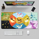 HD Printing Anime Mousepad P-Pokemons E-Eevees Large Mouse Mat MousePads Game Office Laptop Desk Mat PC 900x400mm XXL Mouse Pad