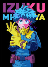 Japanese Anime My Hero Academia Wall Decorative Picture for Boy Room Metal Tin Sign Home Decor Wall Art Cafe Quality Posters