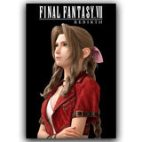 F-Final Fantasy Poster T-Tafa Cloud Sephiroth Game Anime Poster Canvas Wall Painting Home Living Room Game Room Garage Wall Art