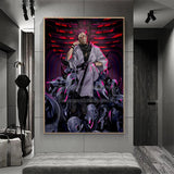 Popular Japanese Anime Jujutsu Kaisen Poster Classic Comics Prints Canvas Painting Wall Art Pictures Home Room Modern Decoration