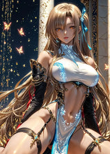Fantasy Art Sexy Cartoon Animal Roleplay Anime Girl Dark Demon Witch Abstract Poster Canvas Painting Wall Art Picture Home De