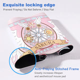 Xxl Sakura Card Anime Mousepad Large Gaming Keyboard Mouse Pad Clow Card Mousemat  Computer Office Tablemat Extended Desk Mat