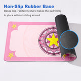 Xxl Sakura Card Anime Mousepad Large Gaming Keyboard Mouse Pad Clow Card Mousemat  Computer Office Tablemat Extended Desk Mat