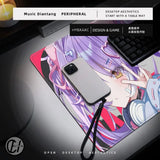 Cute Anime Girl Large Mouse Pad Kawaii Computer Mousepad XXL Rubber Mouse Mat 900x400mm Locking Edge Keyboard Pad Desk Mat