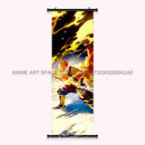 Demon Slayer: Kimetsu No Yaiba Wall Art Canvas Scrolls Pictures Hanging Painting Anime Rengoku Kyoujurou Home Decor Print Poster