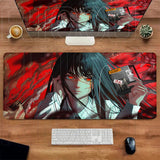 Comic Chainsaw Man XXL Mouse Pad Anime reze Gamer Makima Gaming Accessories 400x900mm Large Keyboard Desk Mat Computer Keyboard