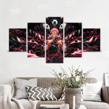 Anime Jujutsu Kaisen Character 5PCS Home Decor Canvas Paintings Pictures Wall Art Printed Poster No Frame Artwork Living Room