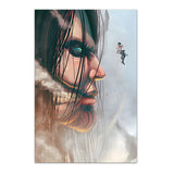 Anime Attack on Titan Poster  Levi Allen Mikasa Figure Wall Art Canvas Print for Bedroom Living Room Decor  Perfect Gift