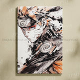 Hot Blooded Anime Naruto Home Decorative Canvas HD Prints Paintings Ink Style Pictures Uchiha Itachi Wall Art Frameless Poster