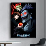 Hot Anime Death Note Canvas Prints Poster Figure Ryuk Yagami Raito L Misa Amane Wall Art Home Decoration Art Poster Fans Gifts