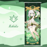 New Nahida Wanderer Raiden Shogun Genshin Impact Scroll Canvas Painting Home Decor Wall Hanging Anime Poster Wall Art Room Decor