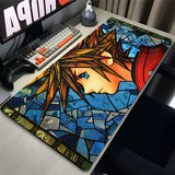 Mouse Pad Anime Black Extended Desk Mat PC K-kingdom H-hearts Keyboard Pad Laptop Gaming Accessories Table Play Mat XXL Mousepad