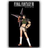 F-Final Fantasy Poster T-Tafa Cloud Sephiroth Game Anime Poster Canvas Wall Painting Home Living Room Game Room Garage Wall Art