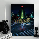 Jujutsu Kaisen Anime Wall Art Prints Poster Gojo Satoru Fujiwara Megumi Itadori Yuji Canvas Painting Home Decor Poster Fans Gift
