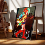 Anime G-Ghost Trick Phantom Detective Poster Art Pictures For Living Room Decor Home Decor Painting