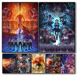 1PC Anime Attack On Titan The Fina Poster Self-adhesive Art Waterproof Paper Sticker Coffee House Bar Room Wall Decor