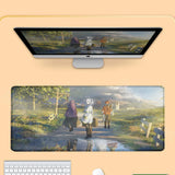 HD New Kawaii Girl Frieren At The Funeral Mouse Pad XXL 800x400mm Mausepad Large Laptop Gaming PC MousePad Rubber Anime Desk Mat