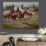 Canvas Painting Rustic Poster Printing Wall Art Picture