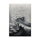 Abstract 3D Ocean Wave Thick Art Hand-painted Oil Painting Room Decor Art Paintings Wall Pictures Artwork For Home Decor