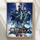 A-Attack On Anime T-Titan Poster High Quality Print Waterproof Wall Art Sticker For Bar Living Room Decor Gift