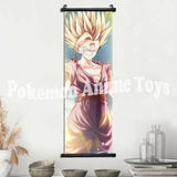 Dragon Ball Anime Poster Son Goku Home Decor Kakarotto Hanging Painting Trunks Wall Art Bardock Scroll Picture Zarbon Wallpaper