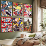 Anime Tokyo R-Revengers Poster  Self-adhesive Art Waterproof Paper Sticker Coffee House Bar Dorm Room Wall Decor